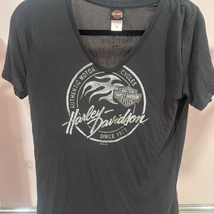 Harley Davidson Black Short Sleeve Women's Tee